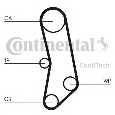 CONTITECH CT503K1 Комплект ремня ГРМ