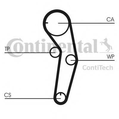 CONTITECH CT1053K1 Комплект ремня ГРМ