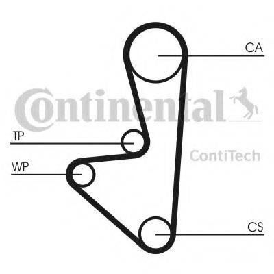 CONTITECH CT1067 Ремень ГРМ