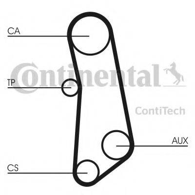 CONTITECH CT571 Ремень ГРМ