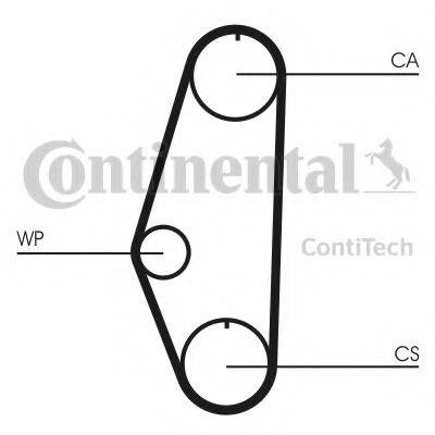 CONTITECH CT629 Ремень ГРМ