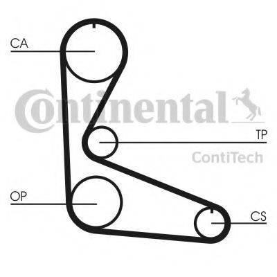 CONTITECH CT702 Ремень ГРМ