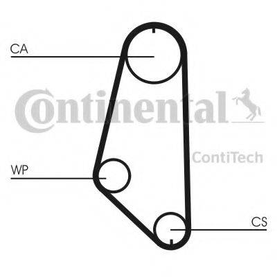 CONTITECH CT720 Ремень ГРМ