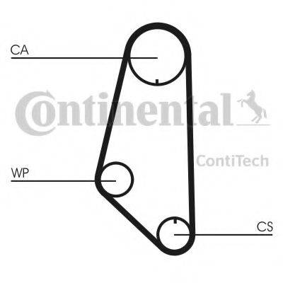 CONTITECH CT732WP1 Водяной насос + комплект зубчатого ремня