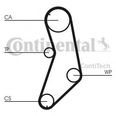 CONTITECH CT745 Ремень ГРМ