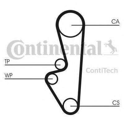 CONTITECH CT798 Ремень ГРМ