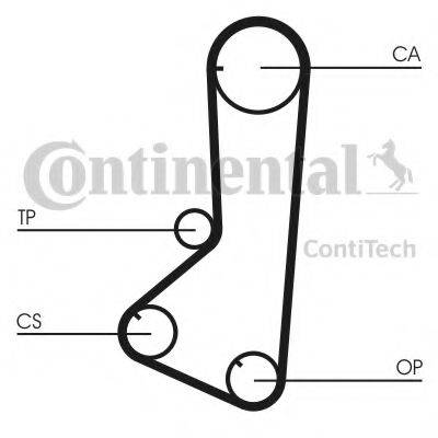 CONTITECH CT801K1 Комплект ремня ГРМ