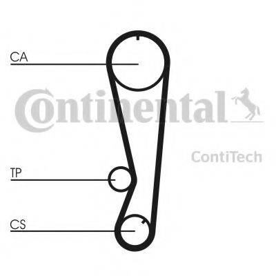 CONTITECH CT827 Ремень ГРМ