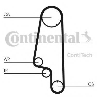 CONTITECH CT846 Ремень ГРМ