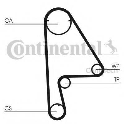 CONTITECH CT862K1 Комплект ремня ГРМ