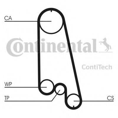 CONTITECH CT874WP2 Водяной насос + комплект зубчатого ремня