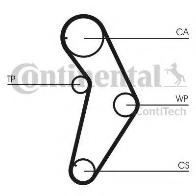 CONTITECH CT927 Ремень ГРМ