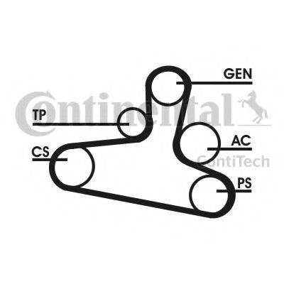 CONTITECH 6DPK1195D1 Поликлиновой ременный комплект