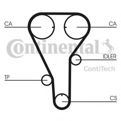 CONTITECH CT972K1 Комплект ремня ГРМ