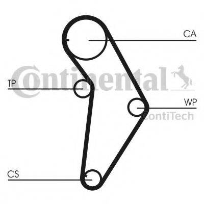 CONTITECH CT973K1 Комплект ремня ГРМ