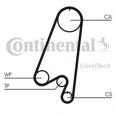 CONTITECH CT910 Ремень ГРМ