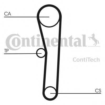 CONTITECH CT1008K1 Комплект ремня ГРМ