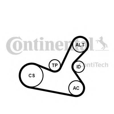 CONTITECH 5PK1300K1 Поликлиновой ременный комплект