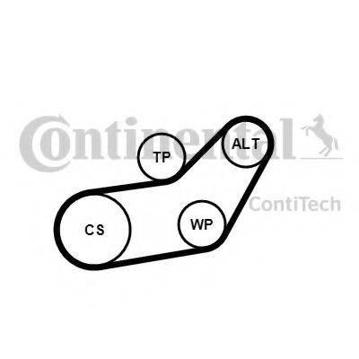 CONTITECH 6PK1045K1 Поликлиновой ременный комплект