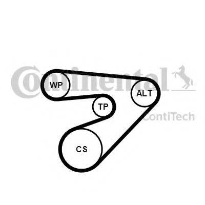 CONTITECH 6PK1453K2 Поликлиновой ременный комплект