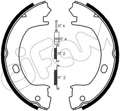 CIFAM 153031K Комплект тормозных колодок, стояночная тормозная система