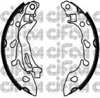 CIFAM 153488 Комплект тормозных колодок