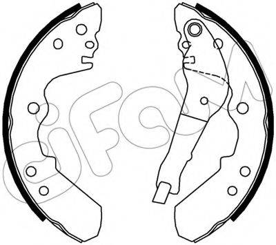 CIFAM 153310Y Комплект тормозных колодок