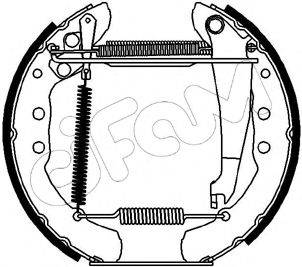 CIFAM 151129 Комплект тормозных колодок