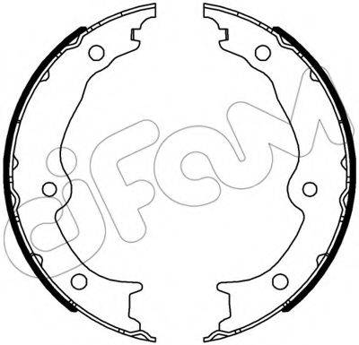 CIFAM 153541 Комплект тормозных колодок, стояночная тормозная система