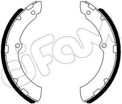 CIFAM 153641 Комплект тормозных колодок