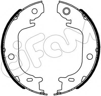 CIFAM 153644 Комплект тормозных колодок, стояночная тормозная система