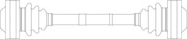 GENERAL RICAMBI AR3012 Приводной вал