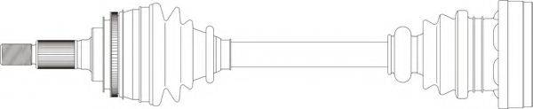 GENERAL RICAMBI TY3093 Приводной вал