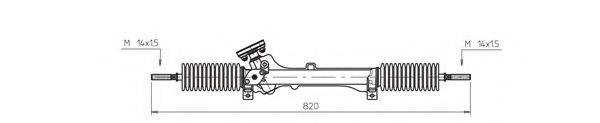 GENERAL RICAMBI CI4015 Рулевой механизм