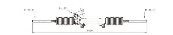 GENERAL RICAMBI CI4026 Рулевой механизм