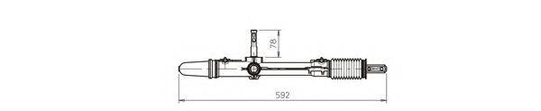 GENERAL RICAMBI CI4036 Рулевой механизм