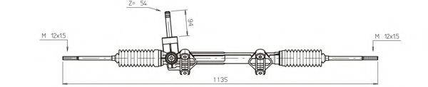 GENERAL RICAMBI FI4095 Рулевой механизм