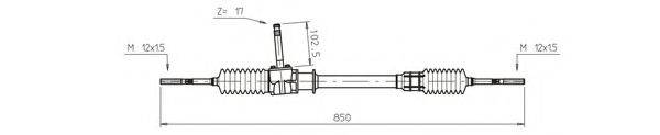 GENERAL RICAMBI FI4103 Рулевой механизм