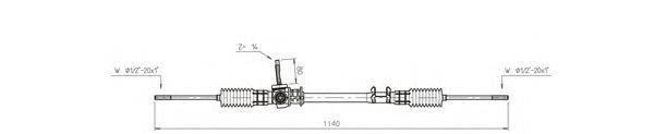GENERAL RICAMBI FO4005 Рулевой механизм