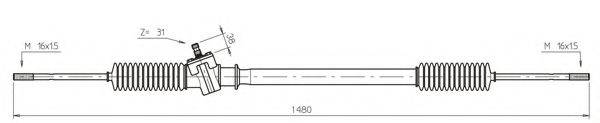 GENERAL RICAMBI IV4002 Рулевой механизм