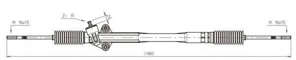 GENERAL RICAMBI IV4003 Рулевой механизм