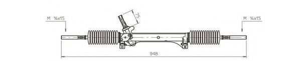 GENERAL RICAMBI PE4040 Рулевой механизм