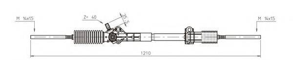 GENERAL RICAMBI RE4026 Рулевой механизм