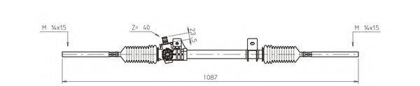 GENERAL RICAMBI RE4027 Рулевой механизм