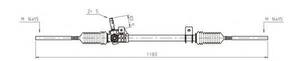 GENERAL RICAMBI RE4033 Рулевой механизм