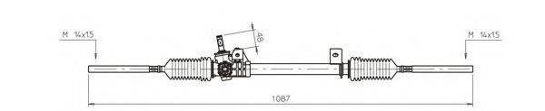 GENERAL RICAMBI RE4046 Рулевой механизм