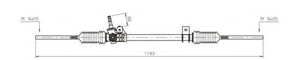 GENERAL RICAMBI RE4047 Рулевой механизм