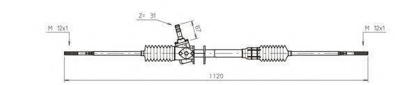 GENERAL RICAMBI SK4001 Рулевой механизм