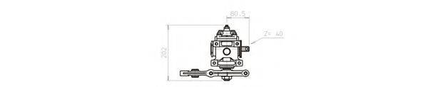 GENERAL RICAMBI WW4023 Рулевой механизм