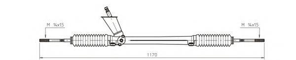 GENERAL RICAMBI WW4042 Рулевой механизм